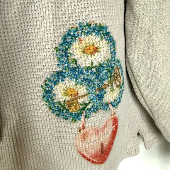 Boys Lie Locked In Henley Cropped Sweatshirt & Shorts Matching Set S - Picture 6 of 6